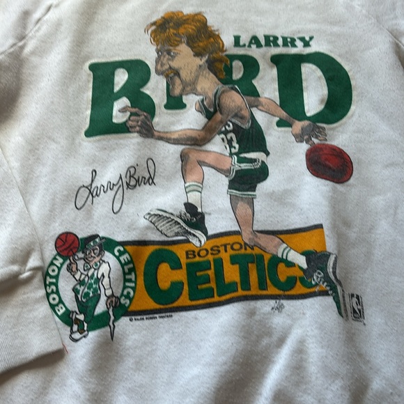 Vintage Larry Bird Caricature Sweatshirt - Picture 2 of 10